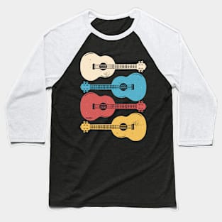 Vintage Ukelele Retro Guitar Baseball T-Shirt